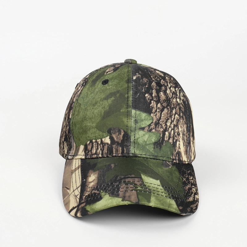 Leaf Camouflage Outdoor Bionic Baseball Cap Men′s Tactical Hat Field Fishing Peaked Cap
