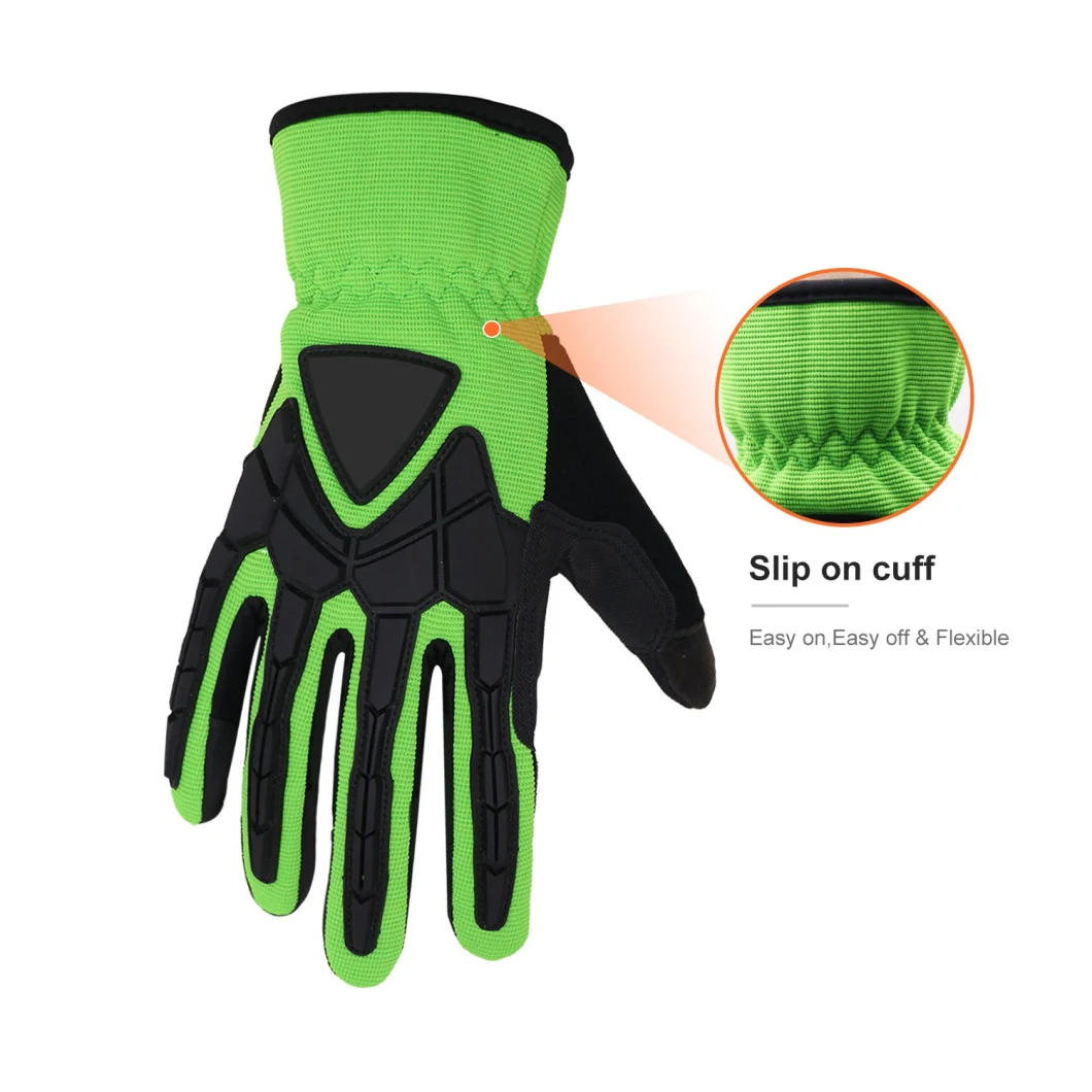 Pri Anti-Slip Touch Screen Heavy Duty Tactical Cycling Gloves Impact Protection Mechanic Gloves Rigger Gloves