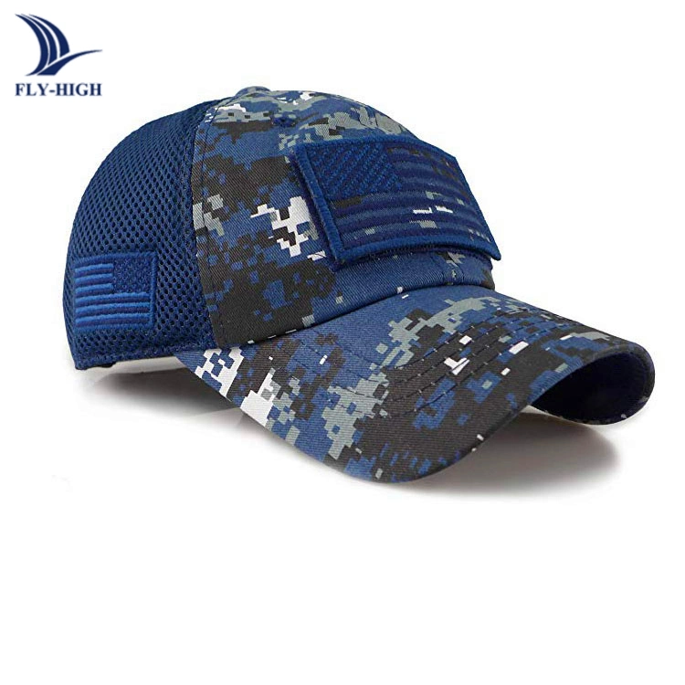 Army Cap and Military Caps Hat Camouflage Constructed Trucker Special Tactical Operator Forces USA Flag Patch Baseball Cap