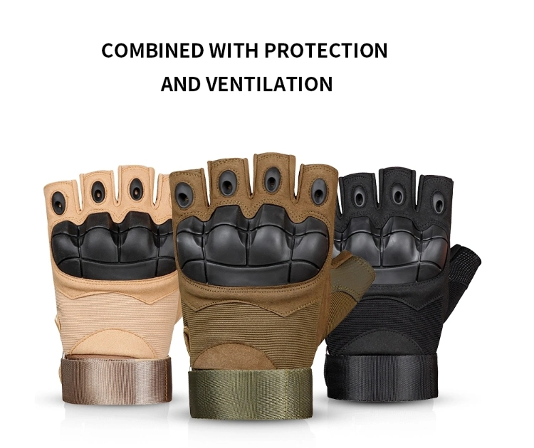 3 Colors Tactical Outdoor Hunting Riding Cycling Protective Safety Gloves