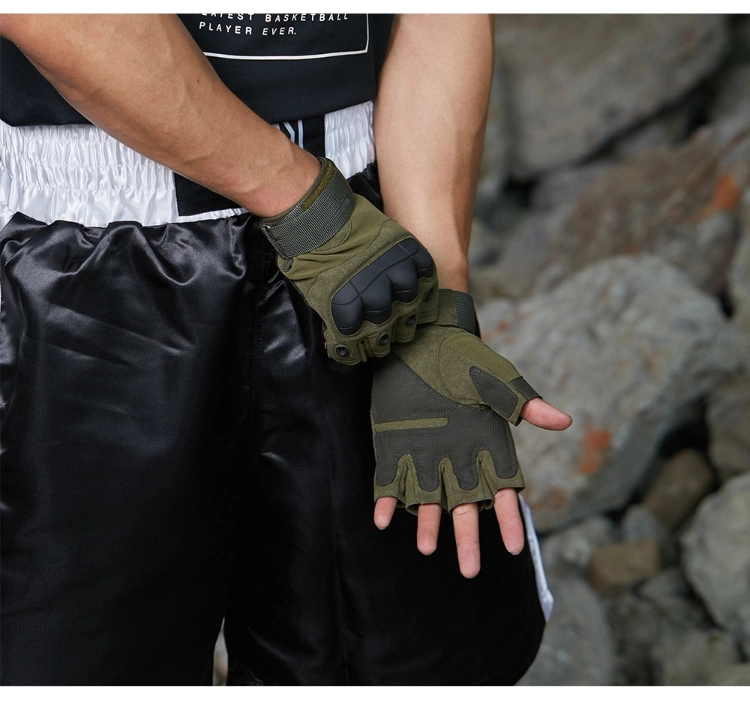 3 Colors Tactical Outdoor Hunting Riding Cycling Protective Safety Gloves