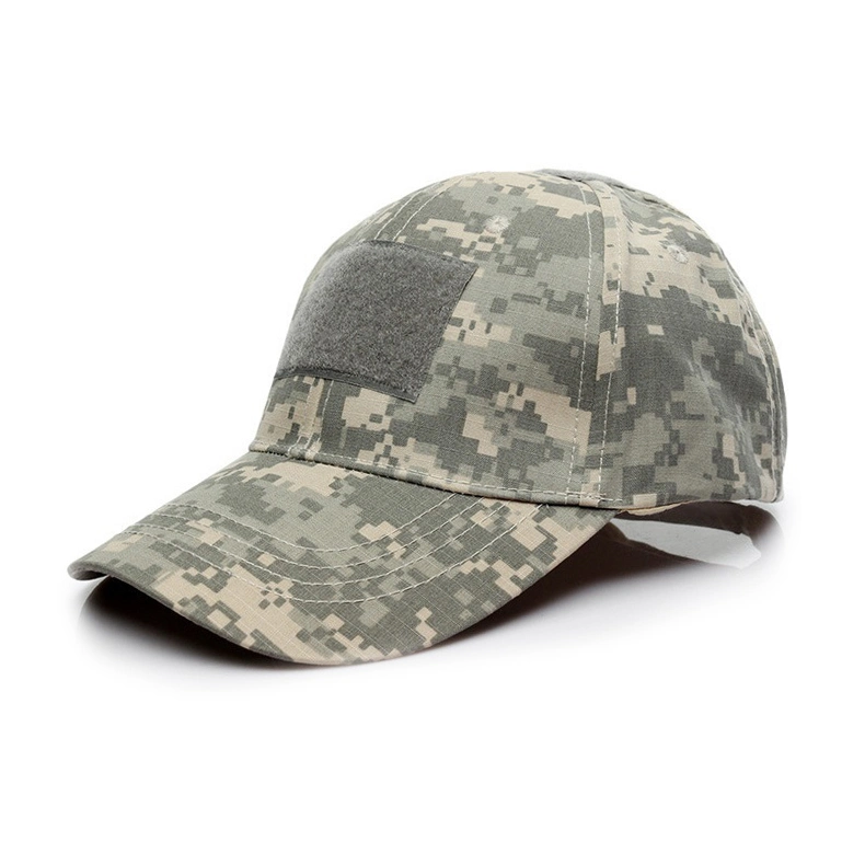 Custom Outdoor Man Green Embroidery Logo Tactical Camo Sports Baseball Cap