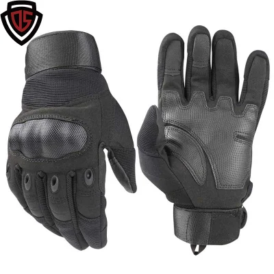 Guantes tácticos militares del ejército del dedo del entrenamiento de la seguridad del Paintball del deporte de la muñeca del tiro de trabajo seguro doble