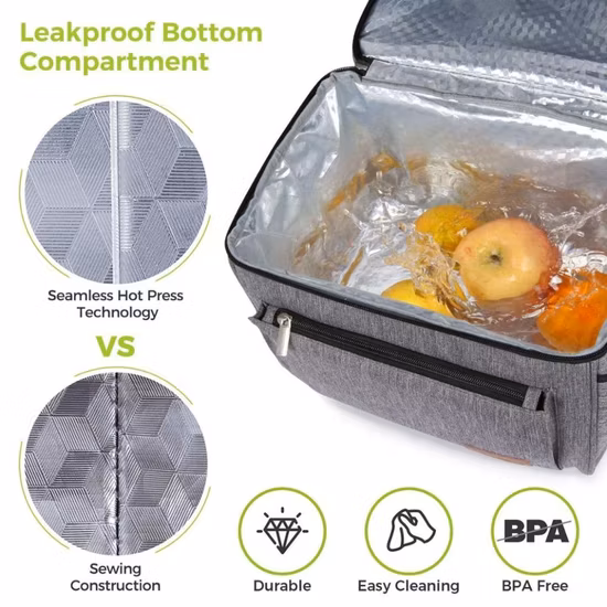 RPET Picnic Reutilizable Reciclable Eco Tote Aislado Cooler Bag Mochila
